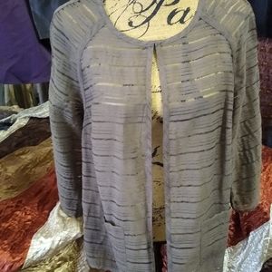 Coldwater Creek Sheer Jacket